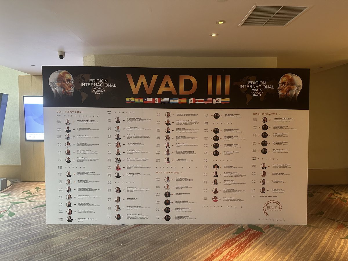 World Anatomy Day III · Sebastian Cotofana — Backdrops y señalización para congreso